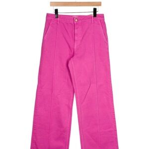 Ulla Johnson Wide-Leg Jeans in Bright Pink. Size 29. New with tags.